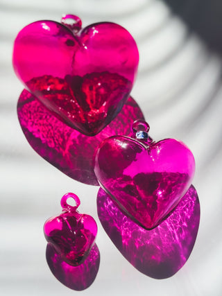 Love Gems · Blown Glass Heart