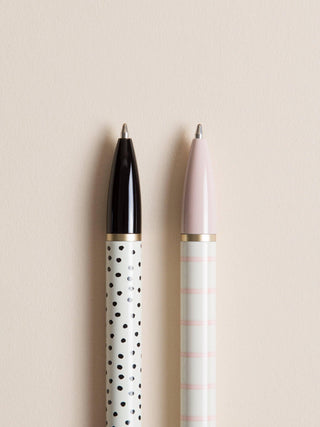 Dots & Stripes · Monterey Ballpoint Pen · Set of 2 - Of The Vine