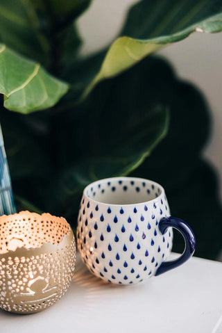 Rainy Day · Hand-painted Ceramic Mug - Of The Vine