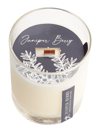 Juniper Berry · Handmade Wooden Wick Candle 7.5 oz - Of The Vine