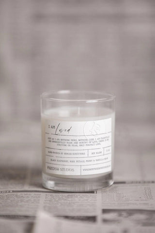 Handmade Soy Wax Candle · I AM Loved 7.5 oz - Of The Vine