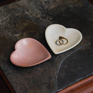 Love Renaissance · Hand Carved Heart Dishes · Natural - Of The Vine