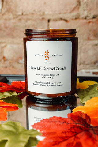 Pumpkin Caramel Crunch Candle: 9.5oz - Of The Vine