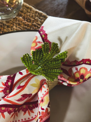 El Jardín: Monstera Napkin Ring · Set of 4 - Of The Vine