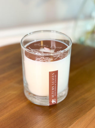 Autumn Leaves · Wooden Wick Candle · Fall Edition - Of The Vine