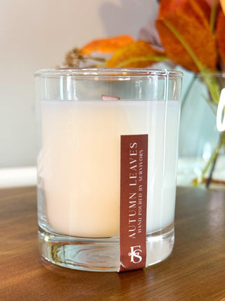 Autumn Leaves · Wooden Wick Candle · Fall Edition - Of The Vine