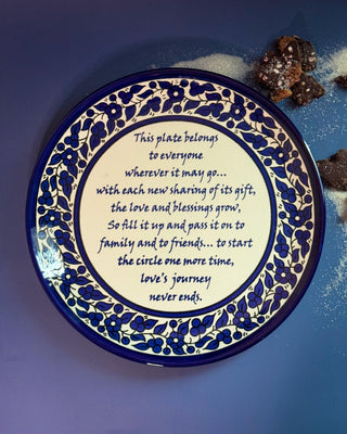 The Giving Plate · Handmade Decorative Plate - Of The Vine