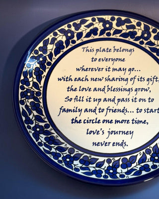 The Giving Plate · Handmade Decorative Plate - Of The Vine