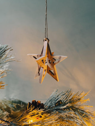 Guiding Star · Olive Wood Nativity Ornament - Of The Vine