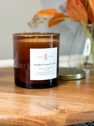 Pumpkin Caramel Crunch Candle: 9.5oz - Of The Vine