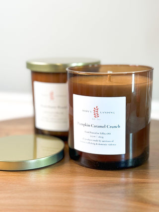 Pumpkin Caramel Crunch Candle: 9.5oz - Of The Vine