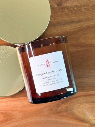 Pumpkin Caramel Crunch Candle: 9.5oz - Of The Vine