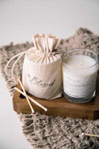 Handmade Soy Wax Candle · I AM Loved 7.5 oz - Of The Vine