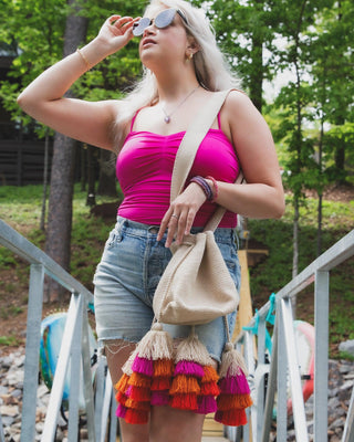 Fiesta · Tassels Wayuu Crossbody Bag