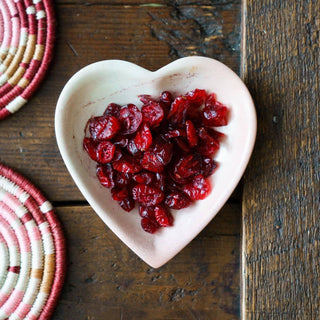 Love Renaissance · Hand Carved Heart Dishes · Marbled Pink - Of The Vine