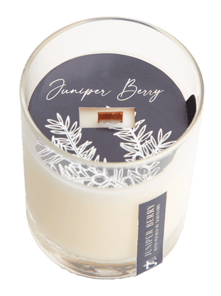 Juniper Berry · Handmade Wooden Wick Candle 7.5 oz - Of The Vine