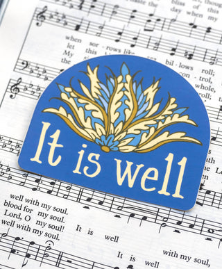 It Is Well · Sticker - Of The Vine