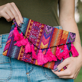 Geo-rgeous · Tassel Clutch - Of The Vine