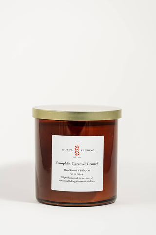 Pumpkin Caramel Crunch Candle: 9.5oz - Of The Vine