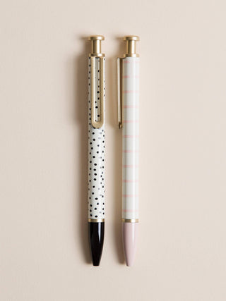 Dots & Stripes · Monterey Ballpoint Pen · Set of 2 - Of The Vine