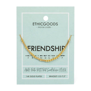 Morse Code Beaded Bracelet · Friendship - Of The Vine