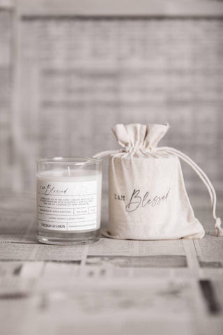 Handmade Soy Wax Candle · I AM Blessed 7.5 oz - Of The Vine