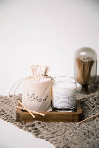 Handmade Soy Wax Candle · I AM Blessed 7.5 oz - Of The Vine